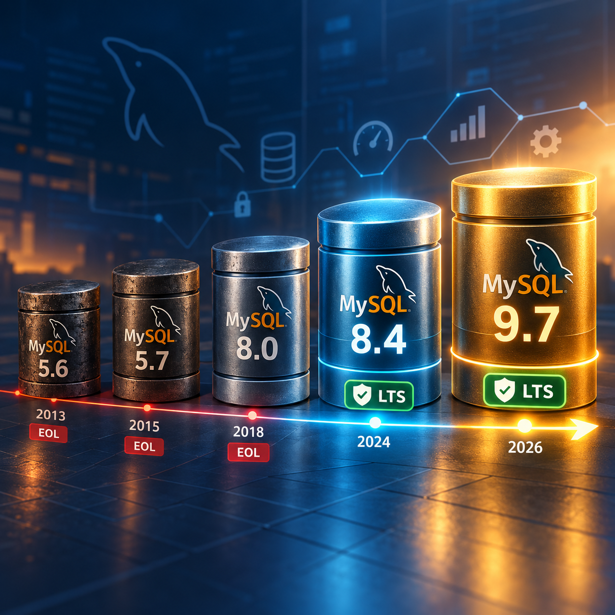 Versões LTS do MySQL: Guia Completo para Escolher a Ideal para o Seu Projeto